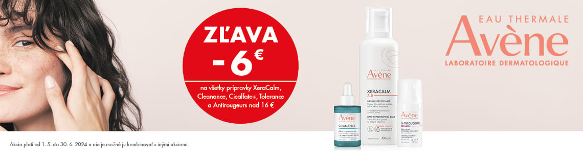 Avene - zľava 6 €